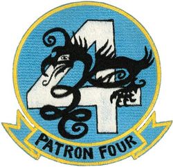 Patrol Squadron 4 (VP-4)
Established as Bombing Squadron ONE HUNDRED FORTY FOUR (VB-144) on 1 Jul 1943. Redesignated Patrol Bombing Squadron ONE HUNDRED FORTY FOUR (VPB-144) on 1 Oct 1944; Patrol Squadron ONE HUNDRED FORTY FOUR (VP-144) on 15 May 1946; Medium Patrol Squadron (Landplane) ONE HUNDRED FORTY FOUR (VP-ML-4) on 15 Nov 1946; Patrol Squadron FOUR (VP-4) on 1 Sep 1948, the second squadron to be assigned the VP-4 designation.

Lockheed SP-2H Neptune, 1948-1965
Lockheed P-3A Orion, 1965-1979
Lockheed P-3B MOD (Super Bee) Orion, 1979-1984
Lockheed P-3C Orion, 1984-1989
Lockheed P-3C UI Orion, 1989-1992
Lockheed P-3C UIIIR Orion, 1992-2016

Insignia (3rd) “Skinny Dragons” approved by CNO on 19 Oct 1964.

