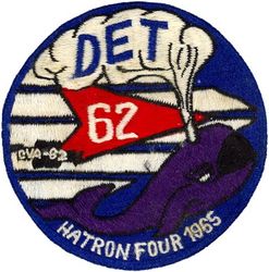 Heavy Attack Squadron 4 (VAH-4) Detachment 62 CVW-7 Western Pacific Cruise 1965
Established as USNR Patrol Squadron Nine Three One (VP-931) on 2 Sep 1950. Redesignated Heavy Attack Squadron Four (VAH-4) “Fourrunners” on 3 Jul 1956; VAQ-131 on 1 Nov 1968.

Douglas A3B/D-2, KA-3B, Skywarrior, 1956-1968

