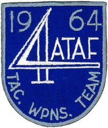 Fourth Allied Tactical Air Force Tactical Weapons Team 1964
