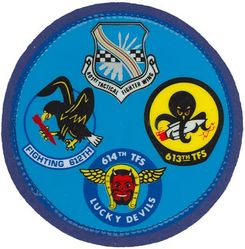 401st Tactical Fighter Wing Gaggle
Gaggle: 401st Tactical Fighter Wing, 613th Tactical Fighter Squadron, 614th Tactical Fighter Squadron & 612th Tactical Fighter Squadron. 
