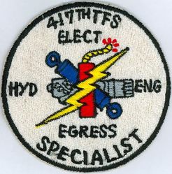 417th Tactical Fighter Squadron Maintenance Specialist
