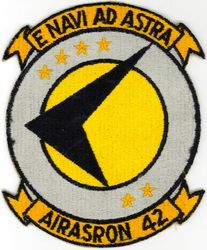 Air Anti-Submarine Squadron 42 (VS-42) 
Established as Air Anti-Submarine Squadron FORTY TWO (VS-41) on 25 Aug 1961. Disestablished on 1 Oct 1962.

Grumman S2F-1F Tracker, 1961-1962

