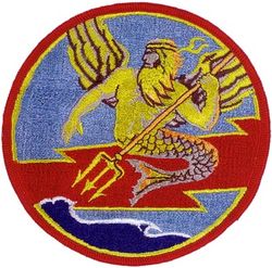 Patrol Squadron 42 (VP-42)
Established as Patrol Squadron TWENTY TWO (VP-22) on 7 Apr 1944. Redesignated Patrol Bombing Squadron TWENTY TWO (VPB-22) on 1 Oct 1944; Patrol Squadron TWENTY TWO (VP-22) on 15 May 1946; Medium Patrol Squadron (Seaplane) TWO (VP-MS-2) on 15 Nov 1946; Patrol Squadron FORTY TWO (VP-42) on 1 Sep 1948, the second squadron to be assigned the VP-42 designation. Disestablished on 26 Sep 1969.

Martin PBM-3D Mariner, 1944-1953
Martin P5M Marlin, 1953-1963
Lockheed SP-2E Neptune, 1963-1964
Lockheed SP-2H Neptune, 1964-1969

Insignia (2nd) “Poseidon” approved by CNO on 10 Jul 1953.

