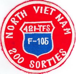 421st Tactical Fighter Squadron F-105 200 Missions North Vietnam
