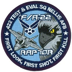422d Test and Evaluation Squadron F/A-22

