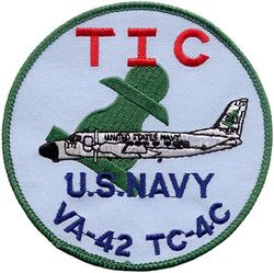 Attack Squadron 42 (VA-42) TC-4C Academe
Established as Fighter Squadron FORTY TWO (VF-42) on 1 Sep 1950. Redesignated Attack Squadron FORTY TWO (VA-42) "Green Pawns" on 1 Nov 1953. Disestablished on 30 Sep 1994. The first squadron to be assigned the VA-42 designation.

Grumman A-6E; KA-6D Intruder
Grumman TC-4C Academe
