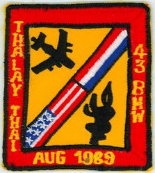 43d Bombardment Wing, Heavy Thailand Deployment 1989
