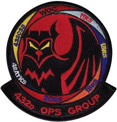 432d Operations Group Gaggle
Established as 432d Operations Group and activated on 31 May 1991. Inactivated on 1 Oct 1994. Reactivated on 1 May 2007-.
