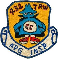 432d Tactical Reconnaissance Wing Airframe Powerplant General Inspector 
QC=Quality Control; APG is for crew chief career field.
