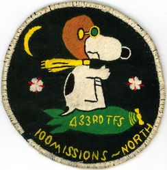 433d Tactical Fighter Squadron 100 Missions North Vietnam
Keywords: snoopy