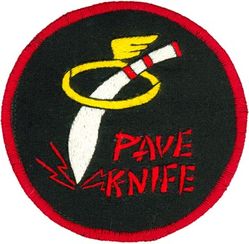 433d Tactical Fighter Squadron AN/AVQ-10 Pave Knife 
Attributed to 433d TFS pilot. Thai made "puffy back".
