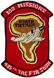 435th Tactical Fighter Squadron 100 Missions North Vietnam
