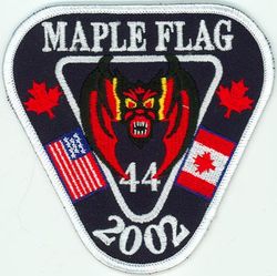 44th Fighter Squadron Exercise MAPLE FLAG 2002 
