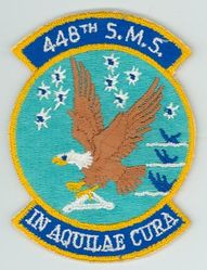 448th Strategic Missile Squadron (ICBM-Minuteman) 
Translation: IN AQUILAE CURA = Under the Care of the Eagle 
