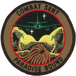 55th Wing Combat Sent RC-135U
This patch is attributed to the wing because it is common to three of its squadrons:  38th, 45th, and 343d Reconnaissance Squadrons.  -GWO
Keywords: subdued