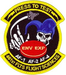 461st Flight Test Squadron Flight Sciences
