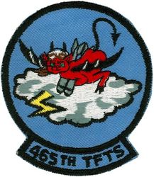 465th Tactical Fighter Training Squadron
Replaced the 4429 CCTS in 1972, training future SEA bound FACs on AT-33s.
