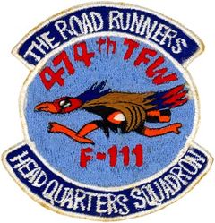 474th Tactical Fighter Wing Headquarters Squadron F-111
