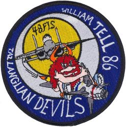 48th Fighter-Interceptor Squadron William Tell Competition 1986
Keywords: Tasmanian Devil