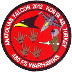 480th Fighter Squadron Exercise ANATOLIAN FALCON 2012
