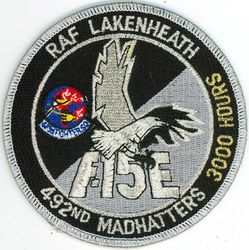 492d Fighter Squadron F-15E 3000 Hours
