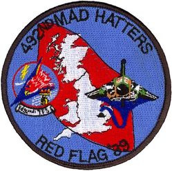 492d Tactical Fighter Squadron Exercise RED FLAG 1989
