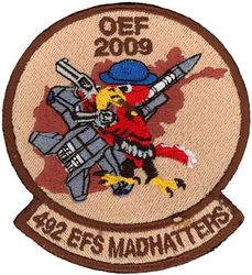 492d Expeditionary Fighter Squadron Operation ENDURING FREEDOM 2009
Keywords: desert