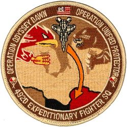 492d Expeditionary Fighter Squadron Operations ODYSSEY DAWN and UNIFIED PROTECTOR 2011
Keywords: desert