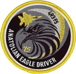 493d Fighter Squadron Exercise ANATOLIAN EAGLE 2015 F-15 Pilot  Commander
493d Fighter Squadron's deployment to 3rd Main Jet Base, Konya, Turkey, 8-18 Jun 2015, for Anatolian Eagle 2015, a joint training exercise between the Turkish, US and other NATO air forces. 
