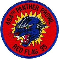 494th Fighter Squadron Exercise GREEN FLAG 1995-03
Listed as RED FLAG, actually participated in GREEN FLAG
