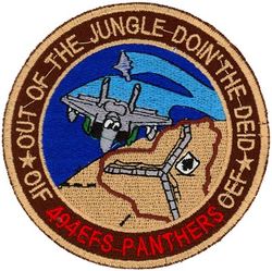 494th Expeditionary Fighter Squadron Operation ENDURING FREEDOM and IRAQI FREEDOM
Keywords: desert