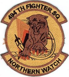 494th Fighter Squadron Operation NORTHERN WATCH
Keywords: desert