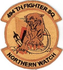 494th Fighter Squadron Operation NORTHERN WATCH
Keywords: desert