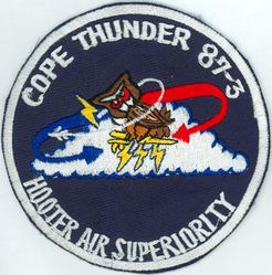 497th Tactical Fighter Squadron Exercise COPE THUNDER 1987-3
