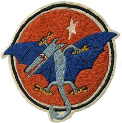498th Bombardment Squadron, Medium
Constituted 498th Bombardment Squadron (Medium) on 3 Sep 1942. Activated on 8 Sep 1942. Inactivated on 19 Dec 1945.

Insignia Australian made fully embroidered.

S. Columbia AAB, SC, 8 Sep 1942; Walterboro AAFld, SC, 6 Mar-16 Apr 1943; Port Moresby, New Guinea, 5 Jun 1943; Dobodura, New Guinea, c. 9 Jan 1944; Nadzab, New Guinea, 20 Feb 1944; Biak, c. 13 Jul 1944; Dulag, Leyte (operated from Biak), 12 Nov 1944; Tacloban, Leyte, 27 Dec 1944; San Marcelino, Luzon, 12 Feb 1945; Clark Field, Luzon, 11 May 1945; Ie Shima, c. 20 Jul-1 Dec 1945; Ft Lewis, Wash, 17-19 Dec 1945.

