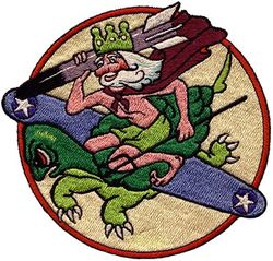 Patrol Squadron 4 (VP-4)
Established as Bombing Squadron ONE HUNDRED FORTY FOUR (VB-144) on 1 Jul 1943. Redesignated Patrol Bombing Squadron ONE HUNDRED FORTY FOUR (VPB-144) on 1 Oct 1944; Patrol Squadron ONE HUNDRED FORTY FOUR (VP-144) on 15 May 1946; Medium Patrol Squadron (Landplane) ONE HUNDRED FORTY FOUR (VP-ML-4) on 15 Nov 1946; Patrol Squadron FOUR (VP-4) on 1 Sep 1948, the second squadron to be assigned the VP-4 designation.

Lockheed P2V-2/5/5F/7/SP-2H Neptune, 1948-1965

Insignia (2nd) “King Neptune” approved by CNO on 29 Nov 1948.
