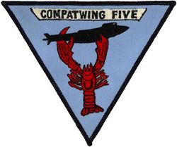 Commander Patrol and Reconnaissance Wing 5 (COMPATWING-5)
Established as Patrol Wing FIVE (PATWING-5) on 1 Oct 1937. Redesignated Fleet Air Wing FIVE (FLTAIRWING-5) ON 1 Nov 1942; Patrol and Reconnaissance Wing FIVE (PATRECONWING 5) on 26 Mar 1999. Disestablished in 2009.
