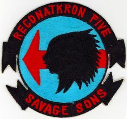 Reconnaissance Heavy Attack Squadron 5 (RVAH-5) 
Established as Composite Squadron Five (VC-5) in Sep 1948. Redesignated Heavy Attack Squadron Five (VAH-5) "Mushmouths, later Savage Sons "on 3 Feb 1956; Reconnaissance Attack Squadron Five (RVAH-5) ON 5 May 1964. Disestablished on 30 Sep 1977.

North American RA-5C Vigilante, 1964-1977

