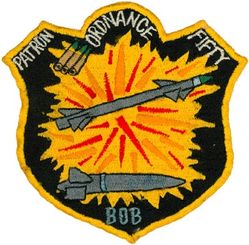 Patrol Squadron 50 (VP-50) Ordnance
Established as Patrol Squadron NINE HUNDRED SEVENTEEN (VP-917) on 18 Jul 1946. Redesignated Medium Patrol Squadron (Landplane) SIXTY SEVEN (VP-ML-67) on 15 Nov 1946; Patrol Squadron EIGHT HUNDRED NINETY TWO (VP-892) in Feb 1950; Patrol Squadron FIFTY (VP-50) "Blue Dragons" on 4 Feb 1953. Disestablished on 30 Jun 1992.

Lockheed P-3C UIIIR Orion


