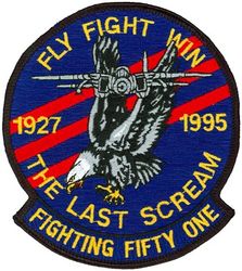Fighter Squadron 51 (VF-51) Inactivation
VF-51 "Screaming Eagles"
1995
Grumman F-14A Tomcat
