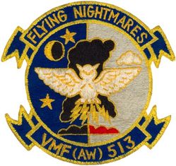 Marine All-Weather Fighter Squadron 513 (VMF (AW)-513)
VMF(AW)-513 "Flying Nightmares"
1962-1963
F-4D Skyray
F-4 Phantom II
