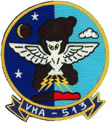 Marine Attack Squadron 513 (VMA-513)
VMA-513 "Flying Nightmares"
1971-
AV-8A Harrier

