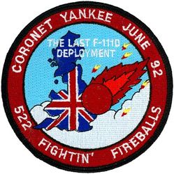 522d Fighter Squadron Exercise CORONET YANKEE 1992
