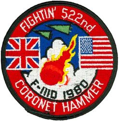 522d Tactical Fighter Squadron Exercise CORONET HAMMER 1980
