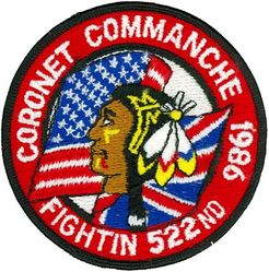 522d Tactical Fighter Squadron Exercise CORONET COMMANCHE 1986
