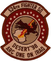 524th Fighter Squadron Operation SOUTHERN WATCH
Keywords: desert