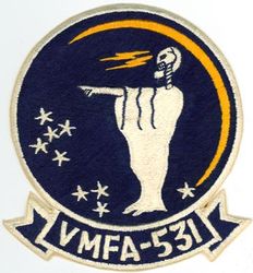 Marine Fighter Attack Squadron 531 (VMFA-531)
VMFA-531 "Grey Ghosts”
1963-1975
F4H-l; F-4B; F-4N Phantom II
