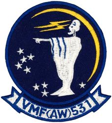 Marine All-Weather Fighter Squadron 531 (VMF (AW)-531)
VMF(AW)-531 "Grey Ghosts”
1948-1963
F7F-3N Tigercat
F6F-SN Hellcat
F-3D-2 Skynight 
F4D Skyray
F4H-l Phantom II
