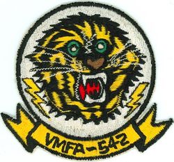 Marine Fighter Attack Squadron 542  (VMFA-542)
VMFA-542 "Tigers"
1963-1970
F-4B Phantom II
