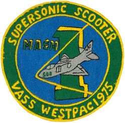 Attack Squadron 55 (VA-56) WESTPAC CRUISE 1975
VA-55 "Warhorses"
1975
Douglas A-4F Skyhawk 
